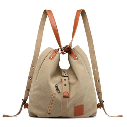 Grozavu's Multifunction Canvas Shoulder Bags: Stylish & Spacious! at €53.99