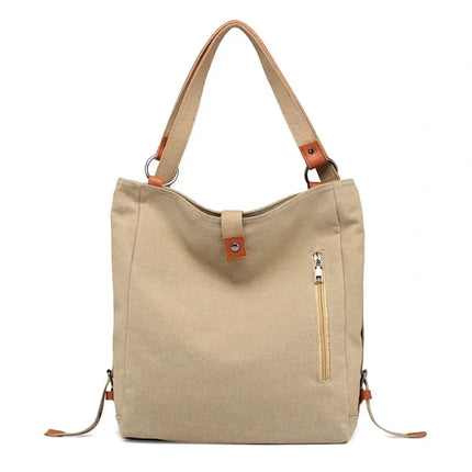 Grozavu's Multifunction Canvas Shoulder Bags: Stylish & Spacious! at €53.99