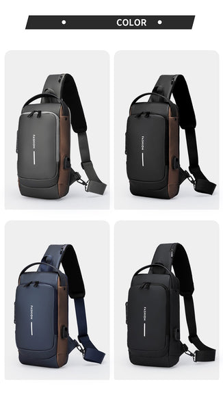 Waterproof Anti Theft Designer Password Lock Bag