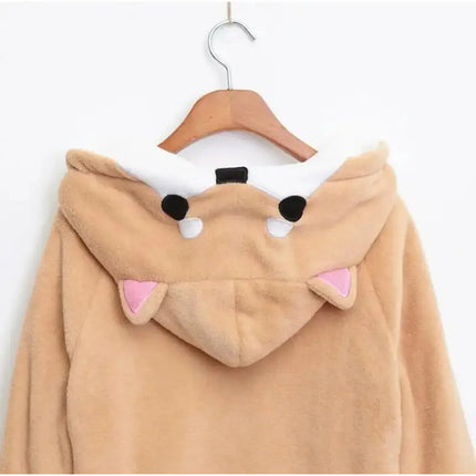 Kawaii and Cuddly: Grozavu Hoodies with Cute Doge Muco Ears for Anime Fans! at €40.99