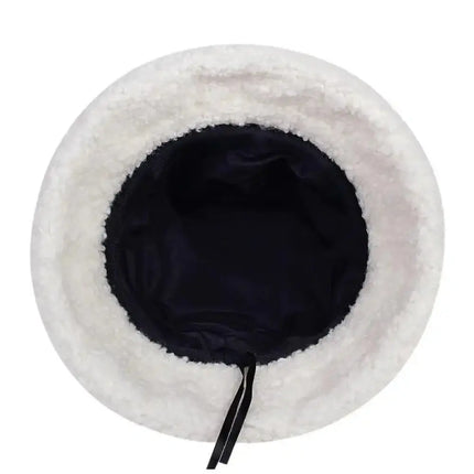 Grozavu's Winter Lamb Wool Bucket Hat: Warm & Stylish at €15.99