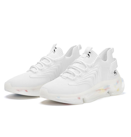 Lightweight White Air Cushion Sneakers