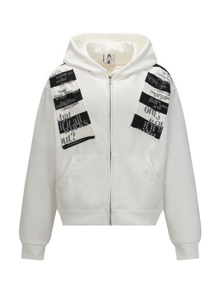 Streetwear Style Hooded Sweatshirt with Letter Print