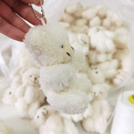 Schüchterner Rosaroter Bär Plüsch Schlüsselanhänger