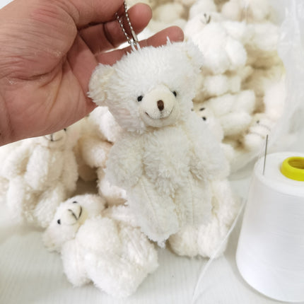 Schüchterner Rosaroter Bär Plüsch Schlüsselanhänger