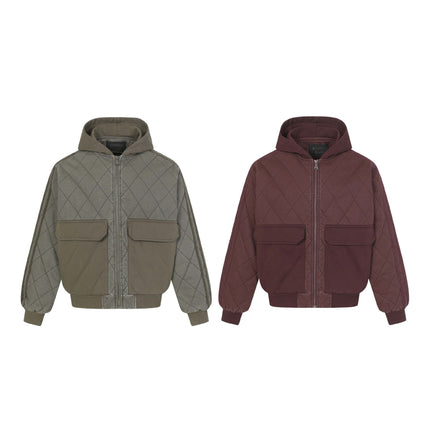 Casual Distressed Zipper Hoodie – Loose Fit