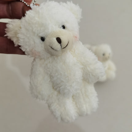 Schüchterner Rosaroter Bär Plüsch Schlüsselanhänger