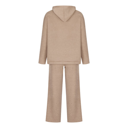 Set sportivo in cotone misto a due pezzi