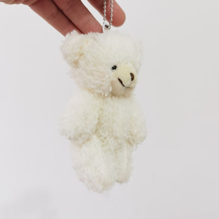Schüchterner Rosaroter Bär Plüsch Schlüsselanhänger