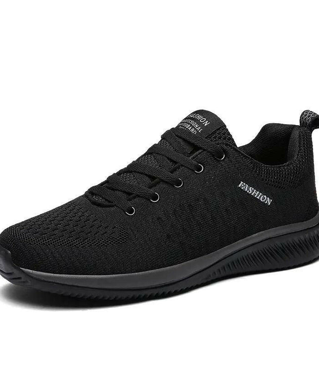 Comfortable and Lightweight Men's Casual Shoes: Lace-up Walking Sneakers - GrozavuShop