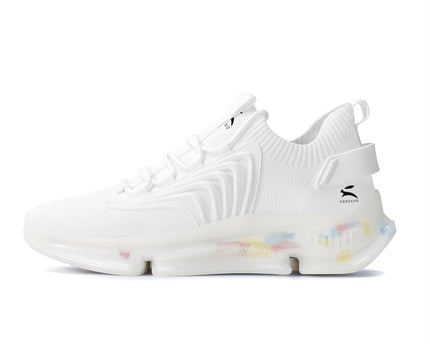 White Air-Cushion Sneakers