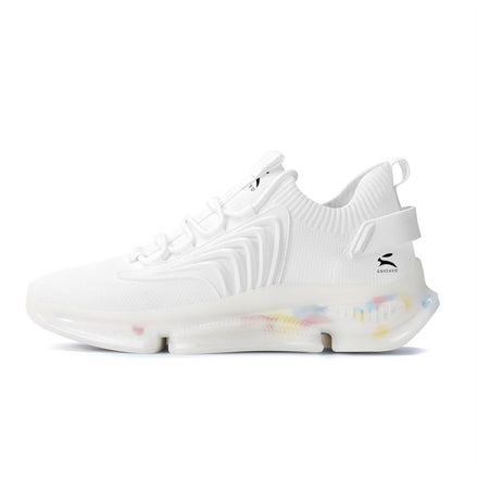 Zapatillas de aire blanco con amortiguación