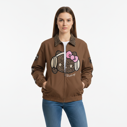 Cartoon Patch Jacket - Loose Fit
