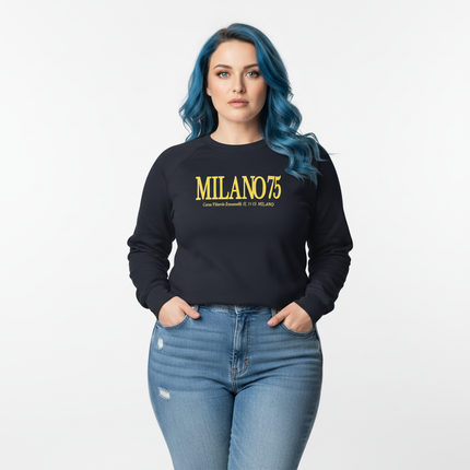 Retro Printed Pullover Hoodie – Loose Fit