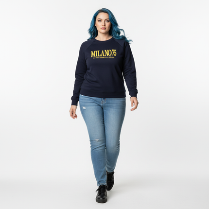 Retro Printed Pullover Hoodie – Loose Fit