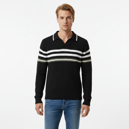 Loose Fit Plain Knit Sweater