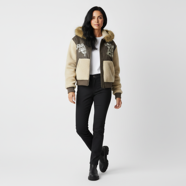 Warm Fur Collar Cotton Jacket
