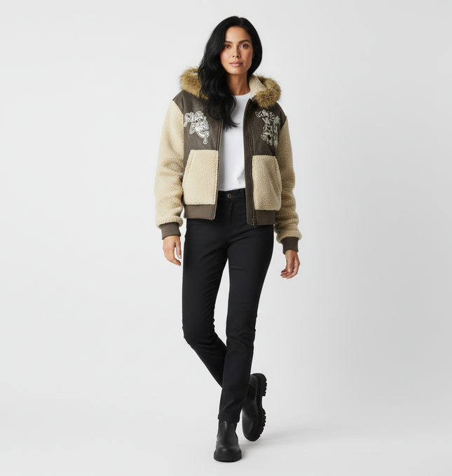 Warm Fur Collar Cotton Jacket