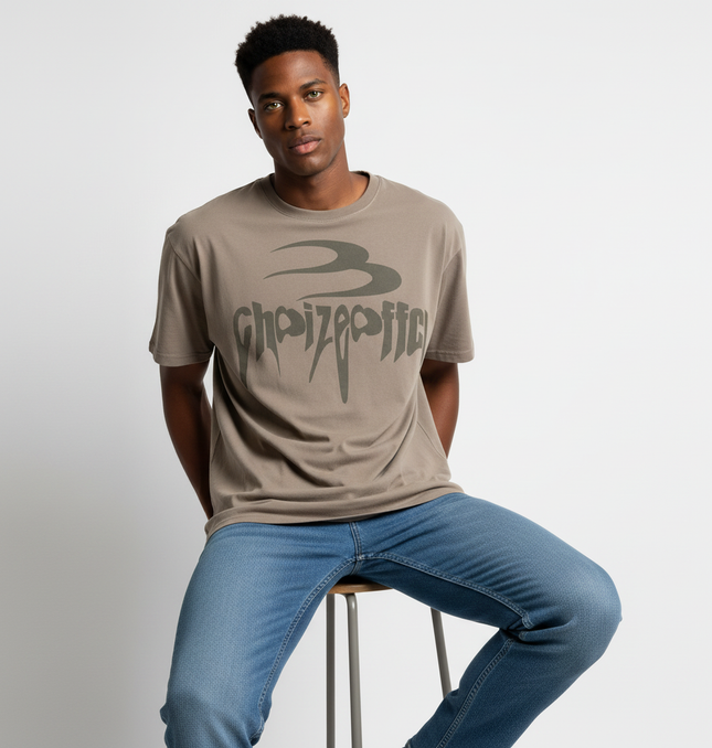 Retro Washed Letter TShirt – Loose Fit