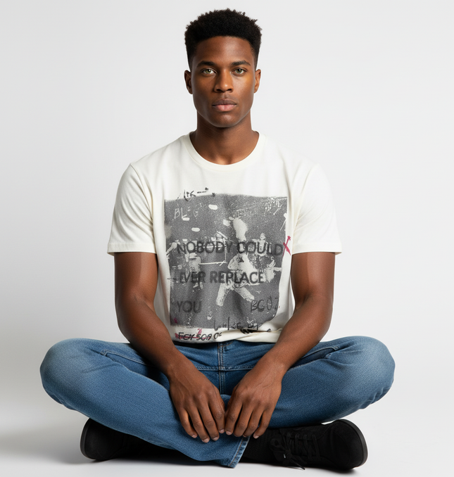 Creative Letter Print TShirt – Clean Fit