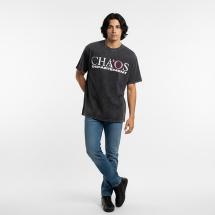 Cross Print Vintage TShirt – Loose Fit