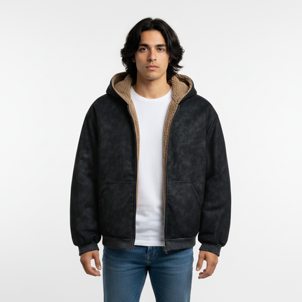 Lamb Wool Cotton Double-Sided Jacket