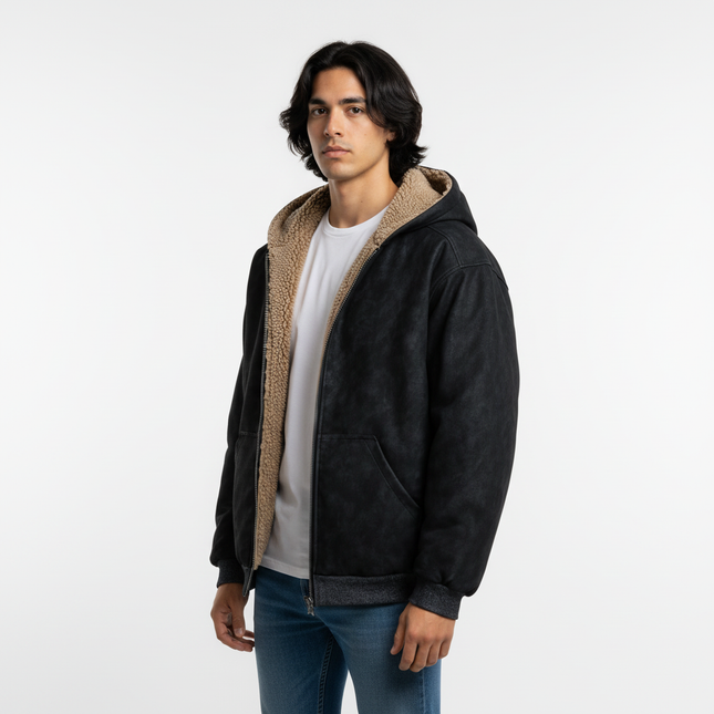 Lamb Wool Cotton Double-Sided Jacket