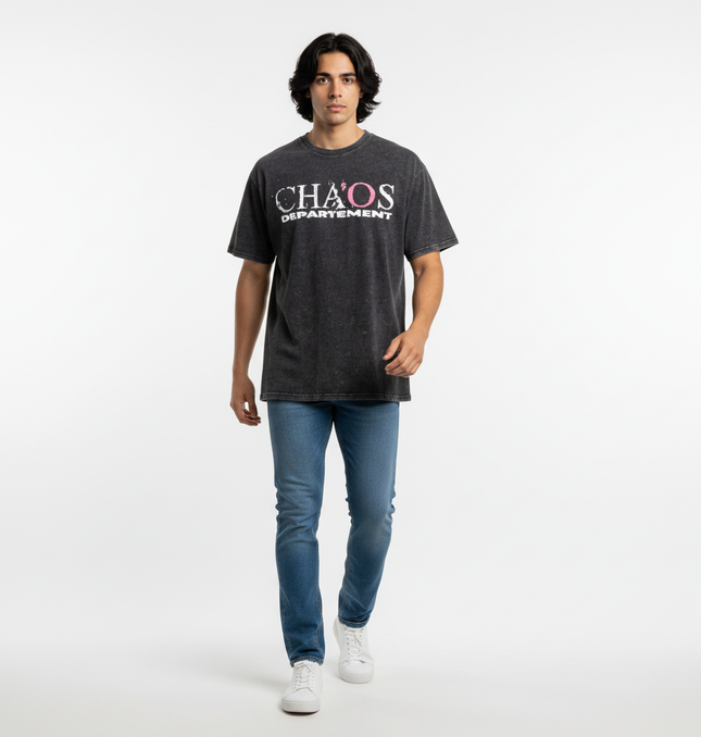 Cross Print Vintage TShirt – Loose Fit