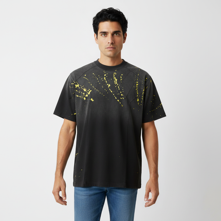 Retro Splatter Print TShirt – Loose Fit