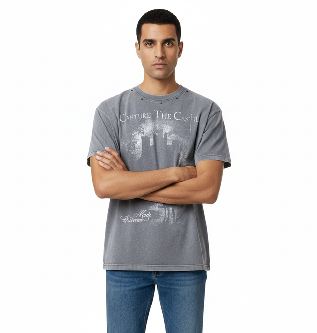 Printed Short Sleeve TShirt – Loose Fit