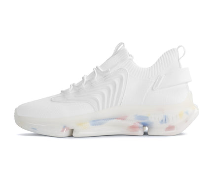 White Air-Cushion Sneakers