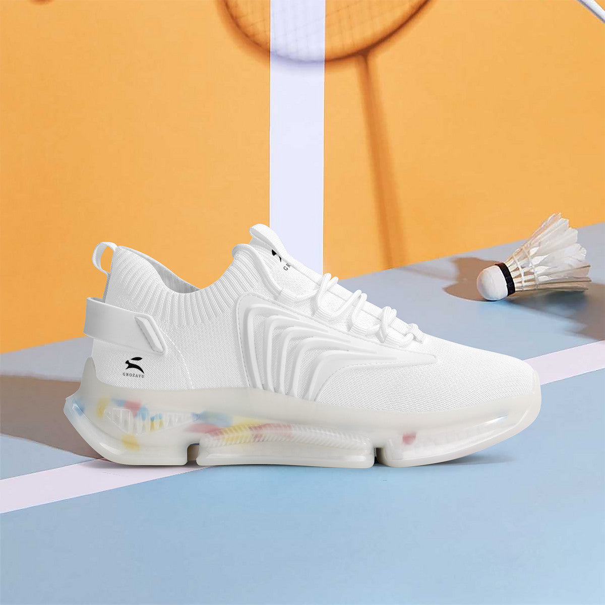 Grozavu | Air Max White React
