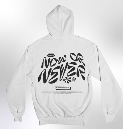 Warm fleece hoodie offering cozy comfort with a sleek urban streetwear design for cool days.