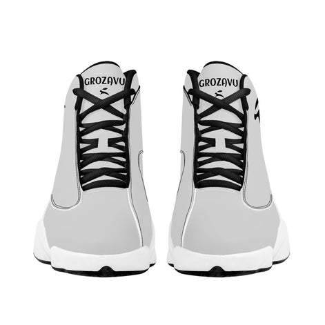 Grozavu | Pro Black Hoops Sneakers