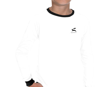 Maglione di Cotone per Ragazzi – Grozavu Bunny Bianco e Nero