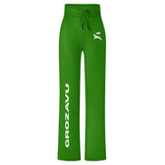 Pantaloni a gamba larga verdi – Grozavu Street Edition