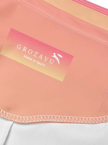 Model wearing heavyweight sweat shorts by Grozavu