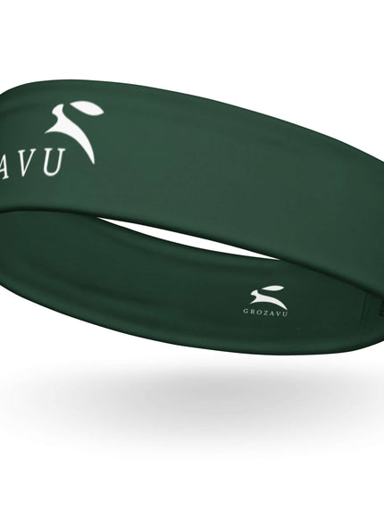 headband with Grozavu logo