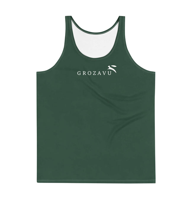 Front view of Tank Top - Grozavu brand streetwear