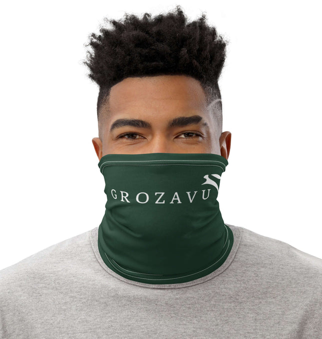 Front view of Neck Gaiter - Grozavu brand streetwear