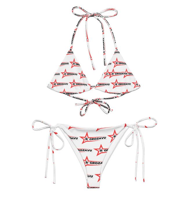 Eco-Friendly All-Over Print String Bikini at €49.00