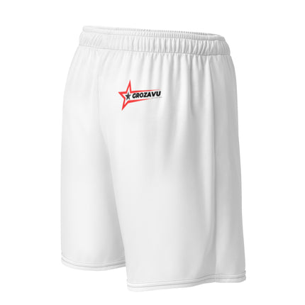 UEFA Grozavu Mesh Shorts - Organic Cotton, Relaxed Fit in White