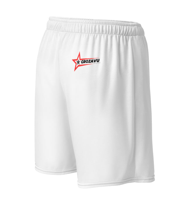 UEFA Grozavu Mesh Shorts - Organic Cotton, Relaxed Fit in White