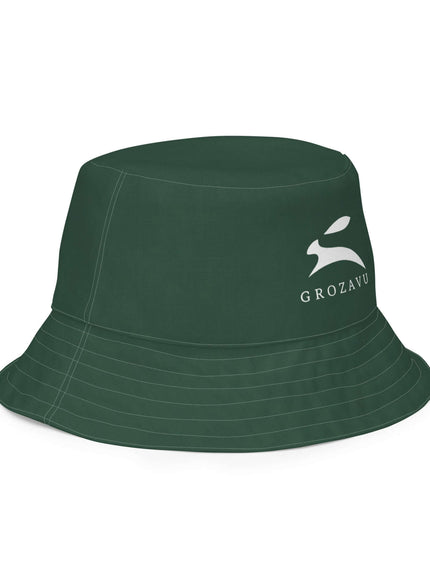 Back view of reversible bucket hat by Grozavu