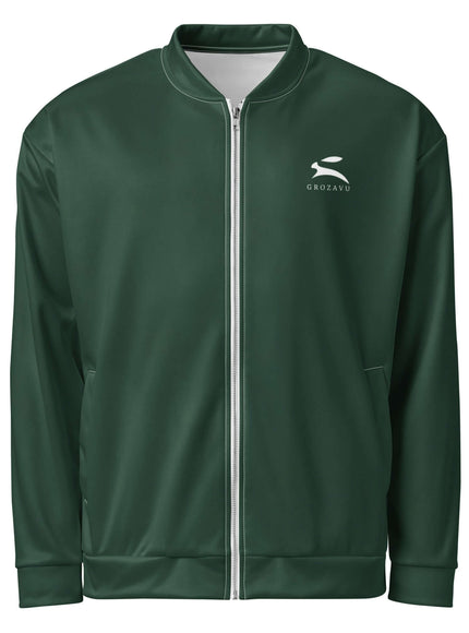 bomber jacket with Grozavu logo