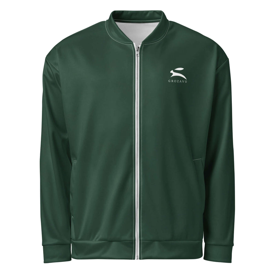 Front view of Bomber Jacket - Grozavu brand streetwear