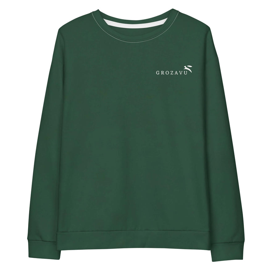 Front view of Cotton Sweatshirt - Grozavu brand streetwear