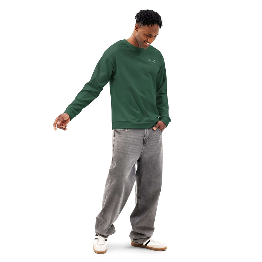 Cotton Sweatshirt styling detail - Premium Streetwear