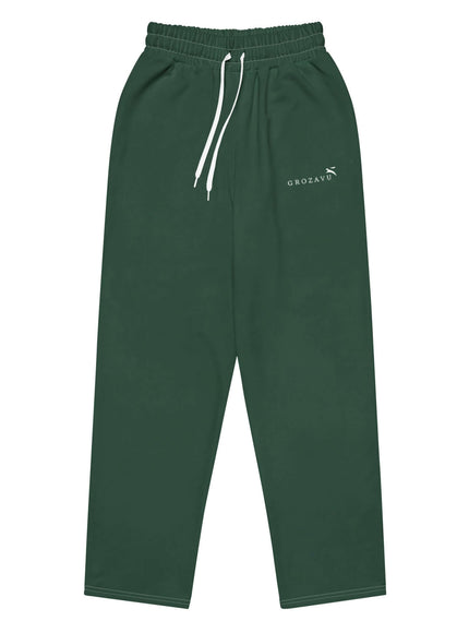 wide leg joggers with Grozavu logo