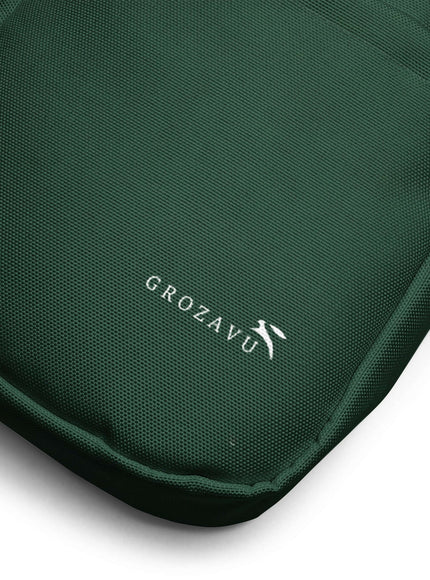 utility crossbody bag with Grozavu logo